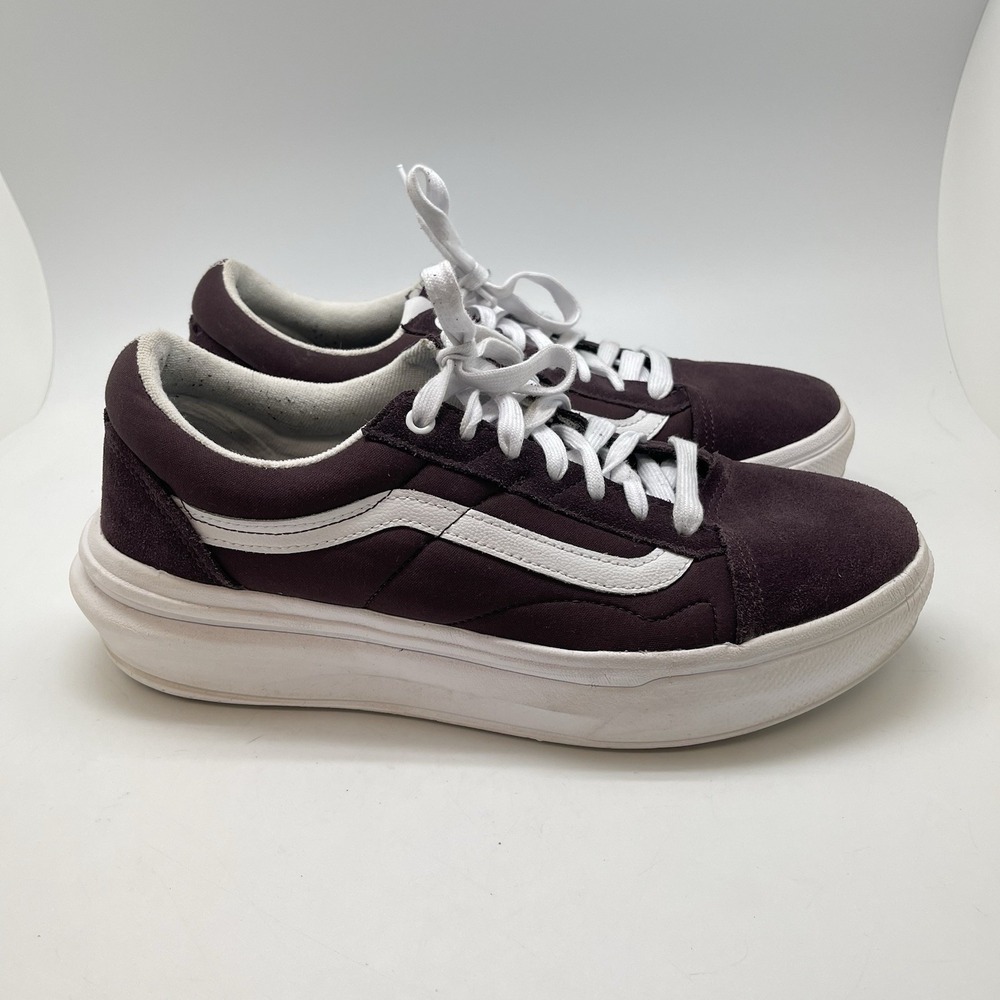 Vans Sneakers Mens 11.5 Womens‎ 13 Old Skool Overt CC Burgundy Platform Shoes